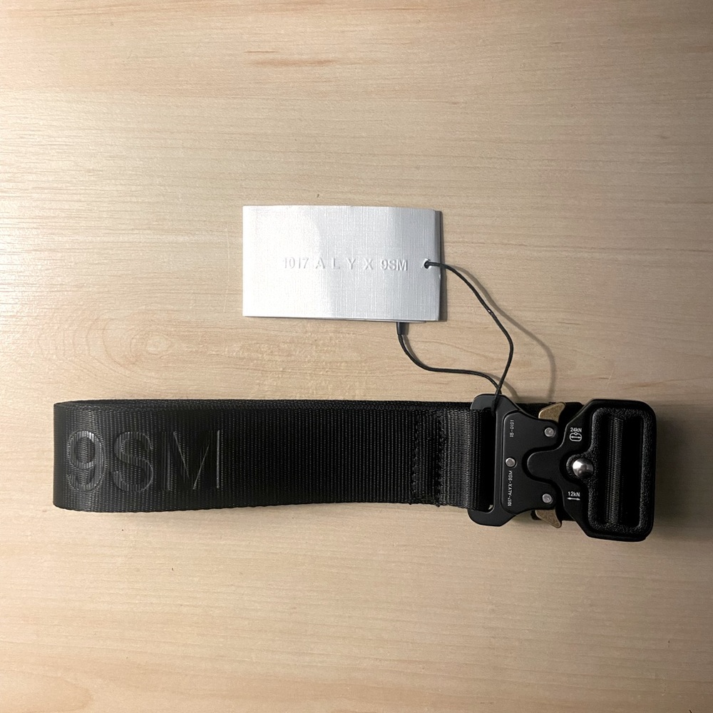 1017 Alyx 9SM Black Rollercoaster Belt